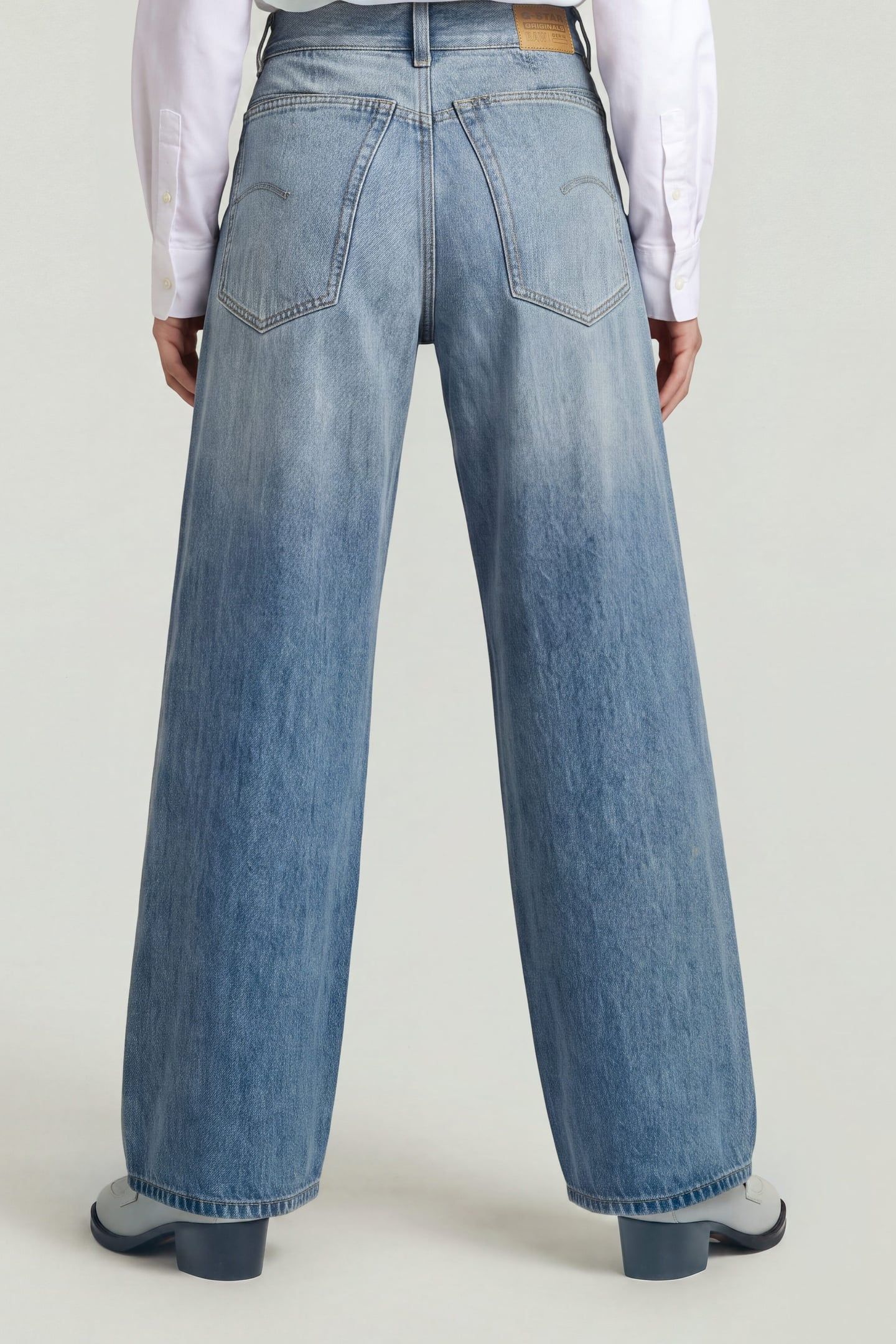 SKATER HIGH LOOSE LIGHT/PASTEL BLUE 2