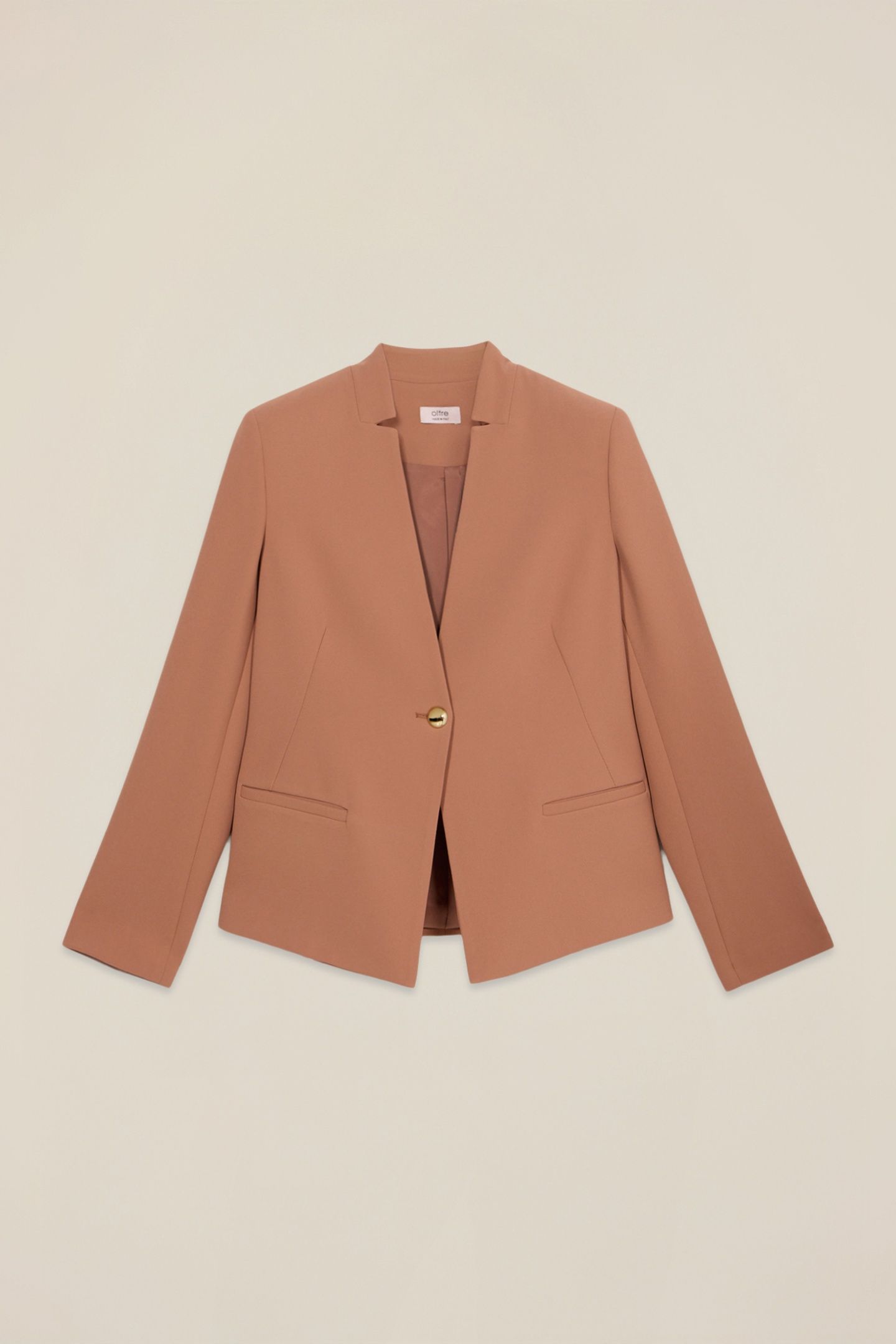 SINGLE-BREASTED BLAZER BROWN 3
