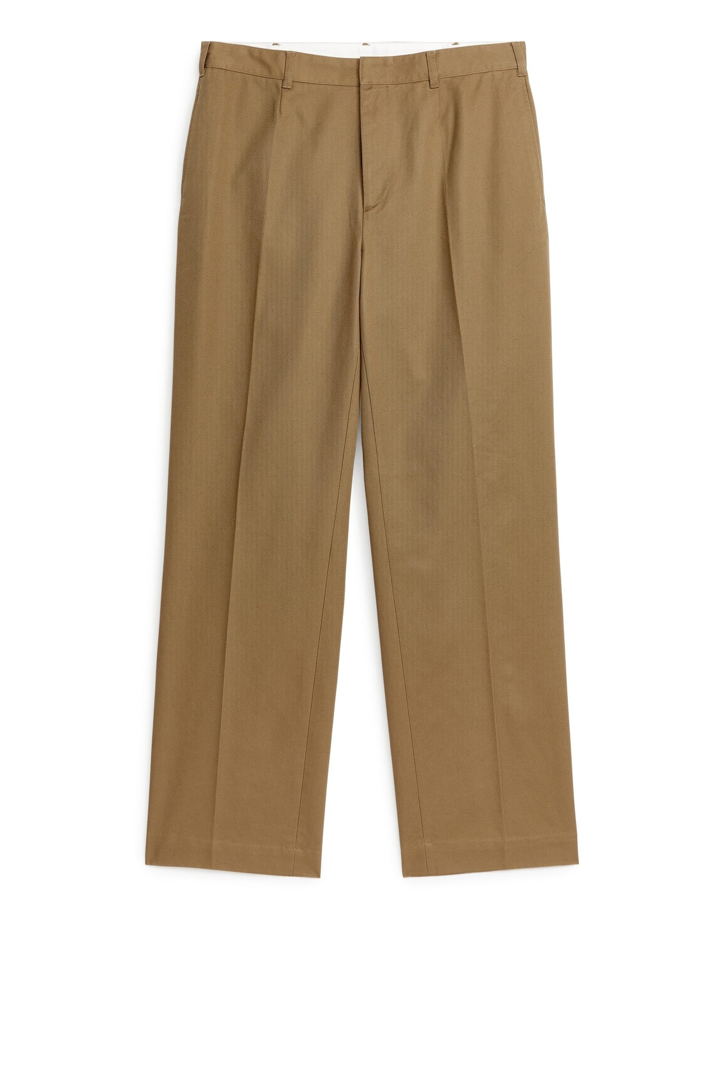 ELBOW COTTON TROUSERS BEIGE 3