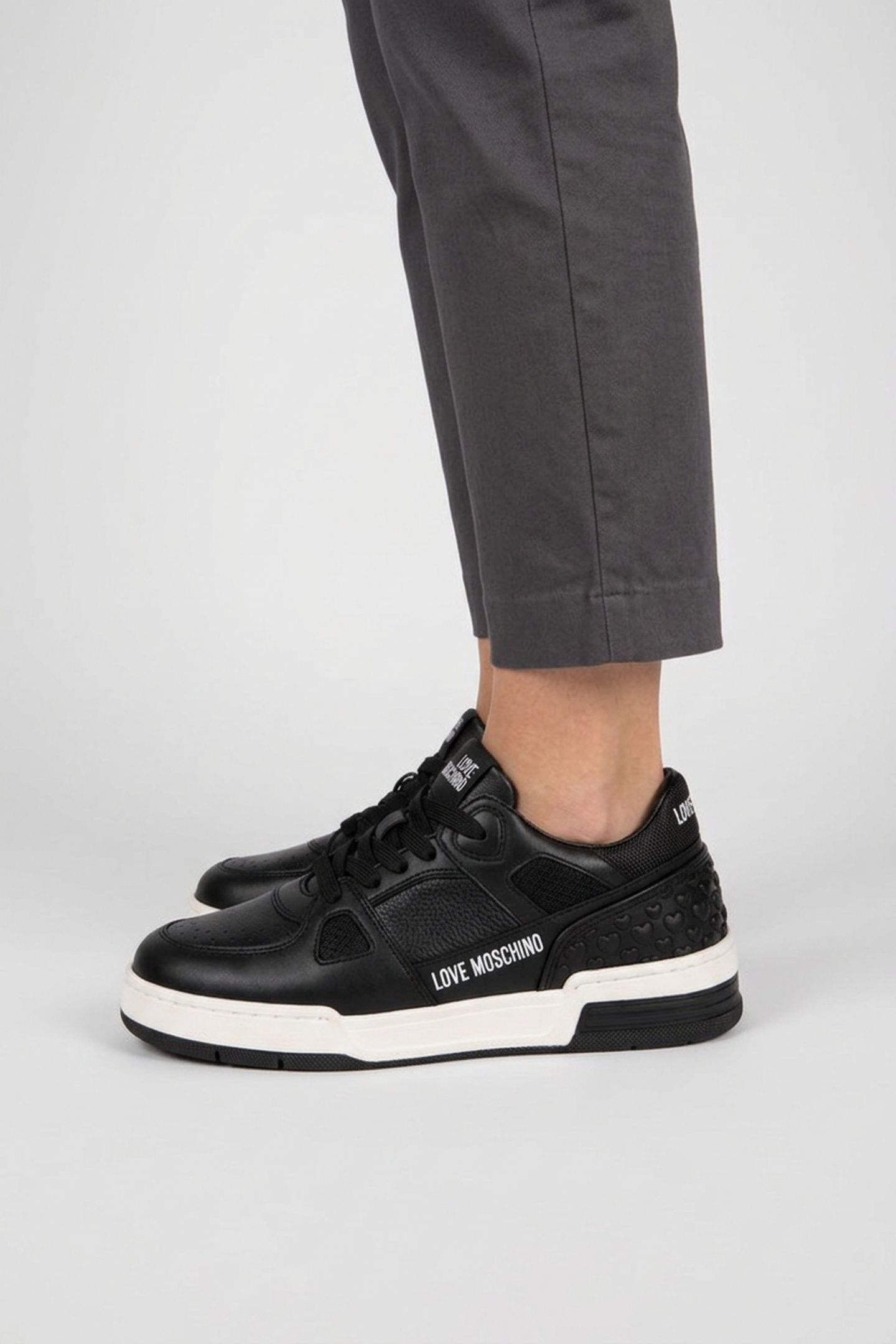 CALFSKIN SNEAKERS BLACK 3