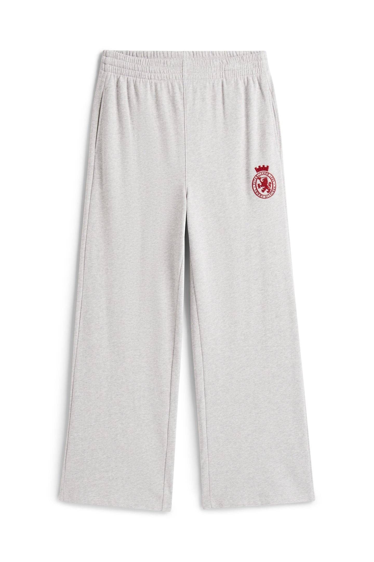 WIDE LEG PANTS LIGHT GREY HEATHER 5