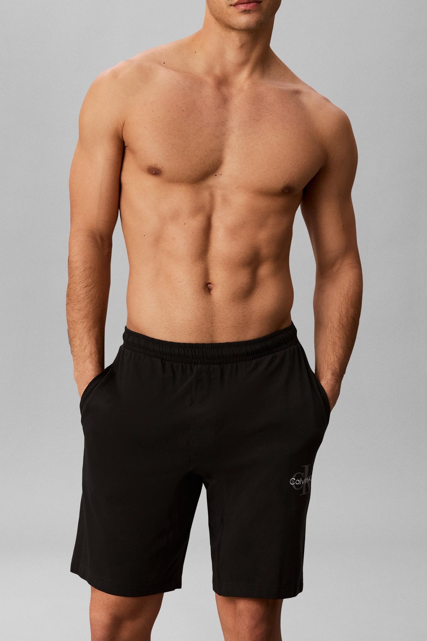 MONOGRAM SLEEP SHORT BLACK 1