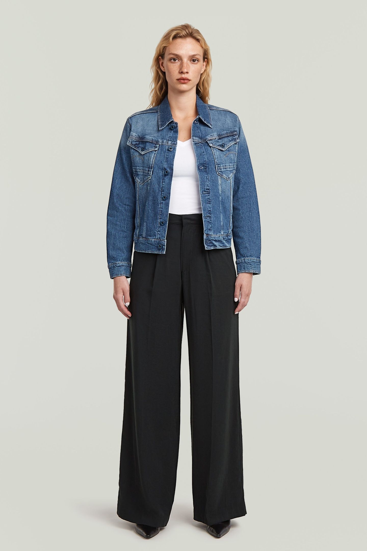 FLUID WIDE LEG PANTS BLACK 3