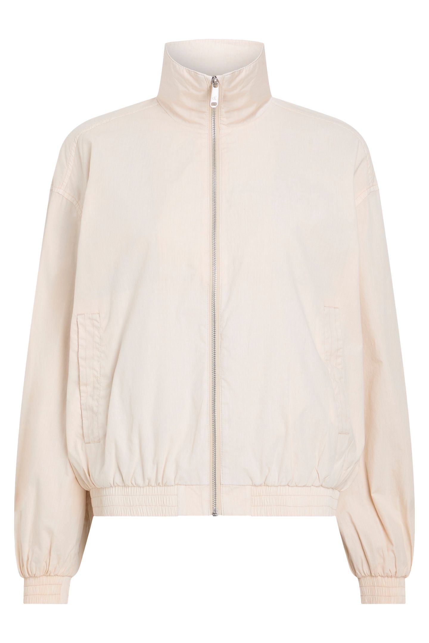 CK APPLIQUE TRACK JACKET BRAZILIAN SAND 4