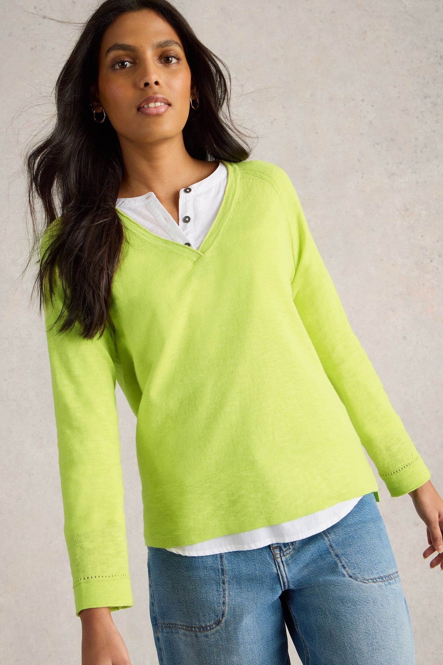NARIA JUMPER BRIGHT YELLOW 2
