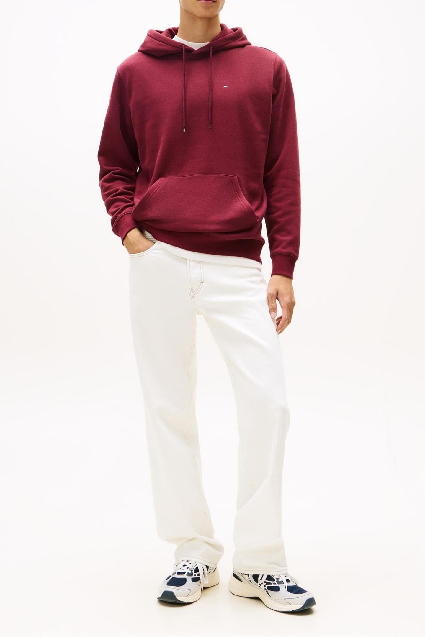 TJM REG FLAG HOODIE RED WINE 3