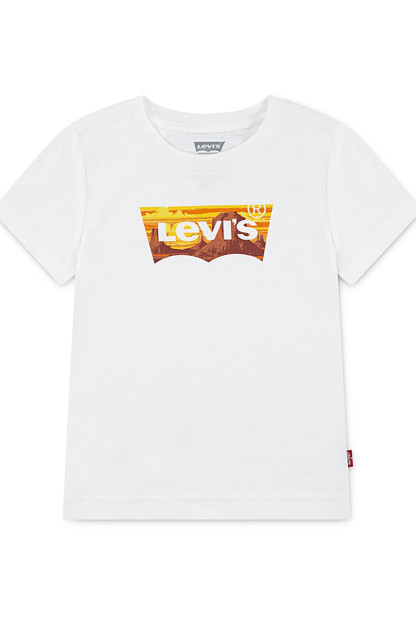 BOYS GOLDEN GLOW BATWING TEE BRIGHT WHITE 1