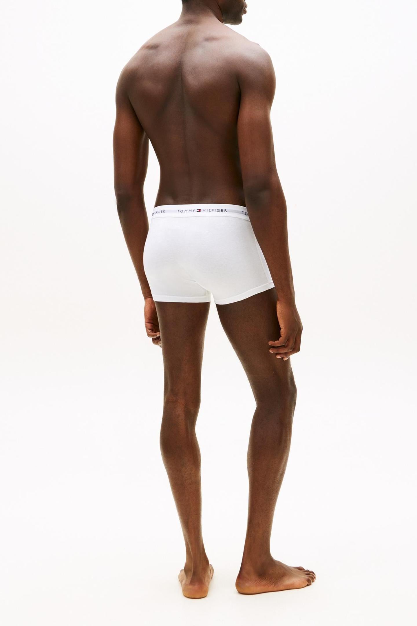 3-PACK LOW RISE TRUNK BLACK/WHITE/LIGHT GREY HEATHER 4