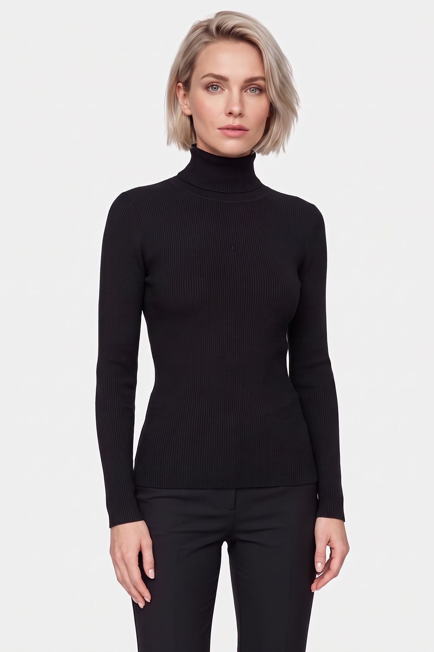TRUDY TURTLENECK BLACK 1