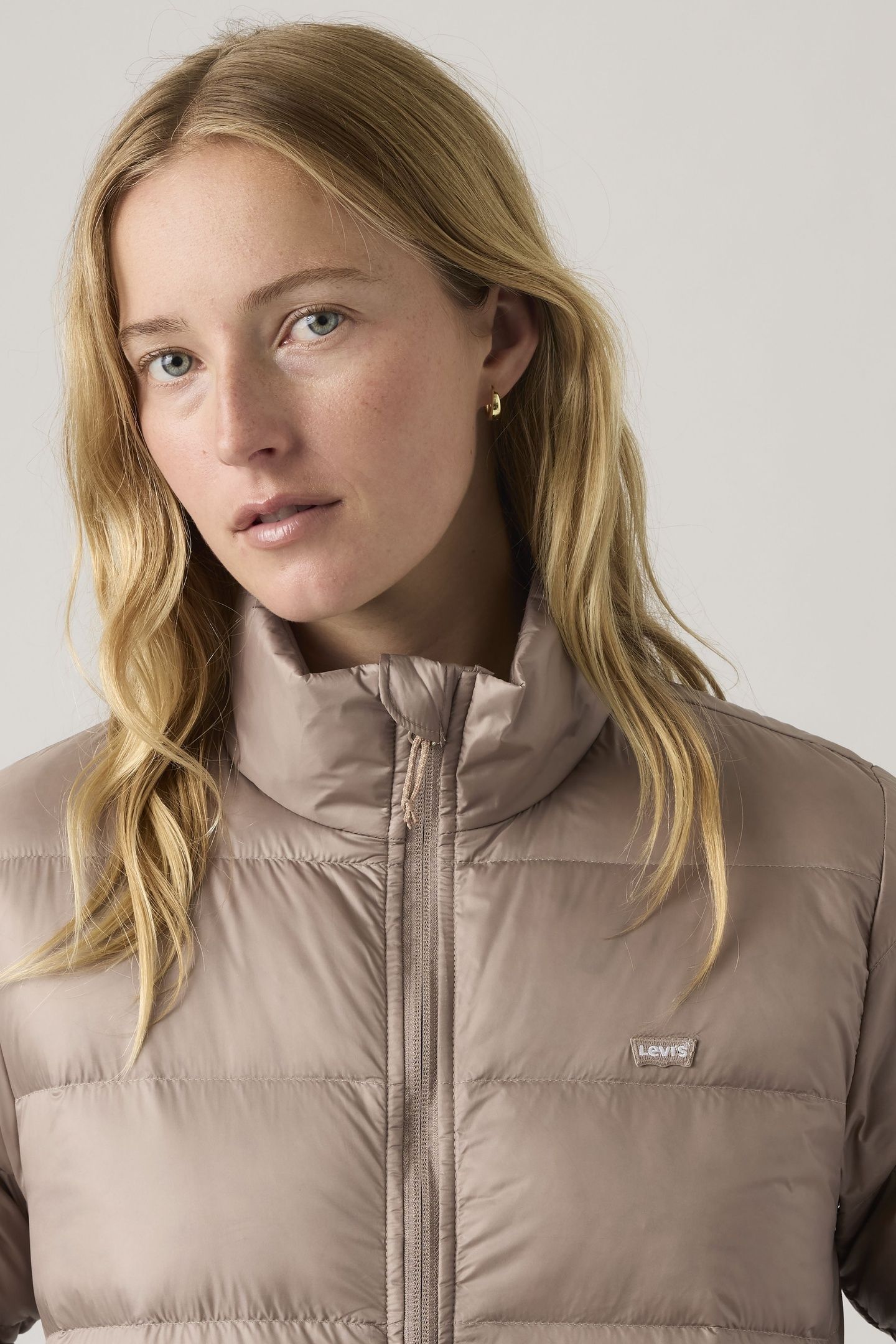 WILLA DOWN PACKABLE JACKET TAUPE GRAY 5