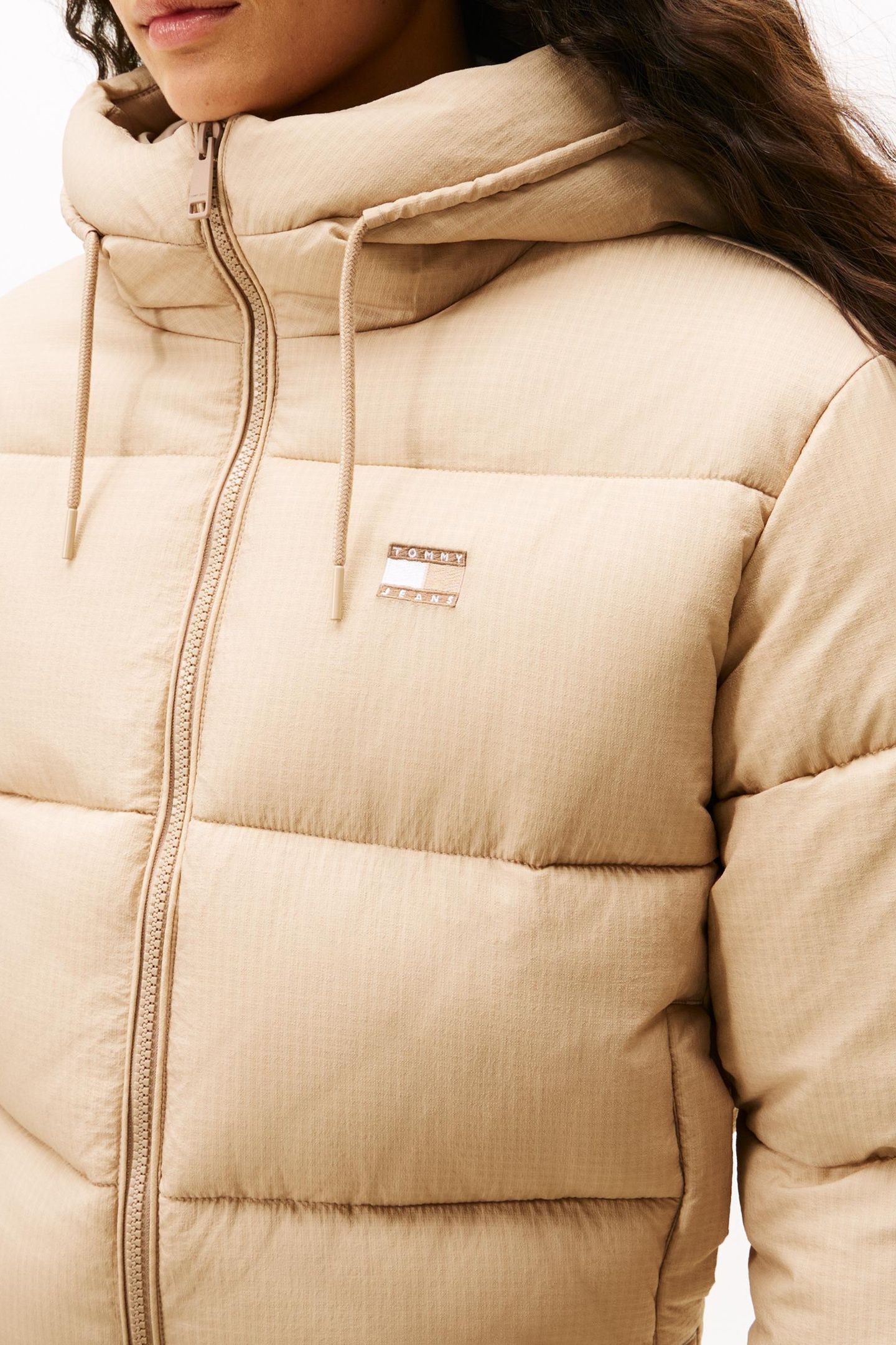 TJW HOODED PUFFER JACKET MALTED MILK 5