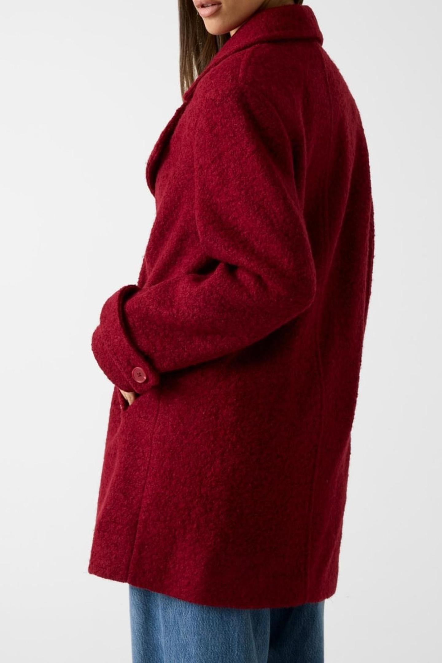 LEONA PEACOAT SIREN RED MULTI 2