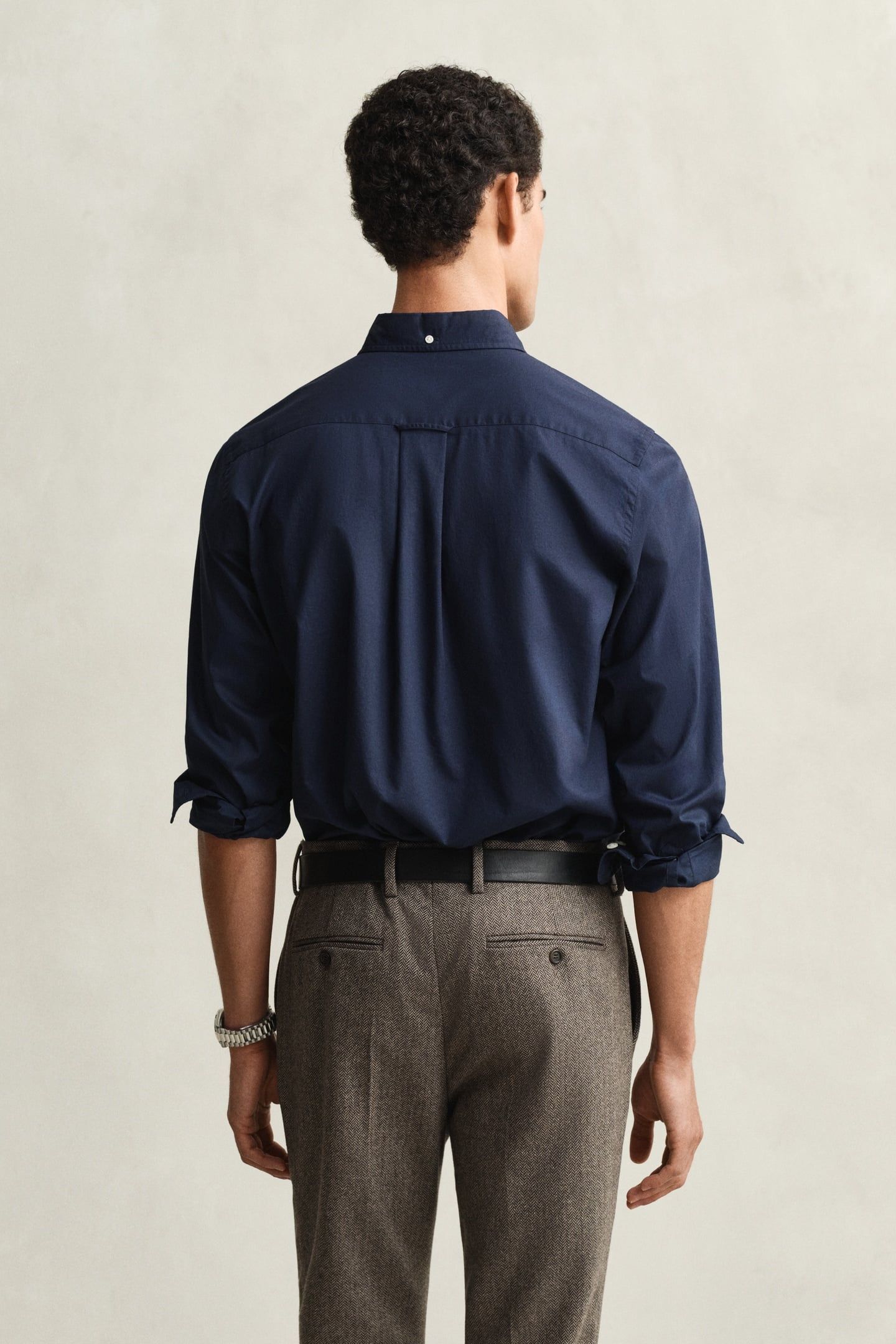 REG CLASSIC POPLIN SHIRT MARINE 2