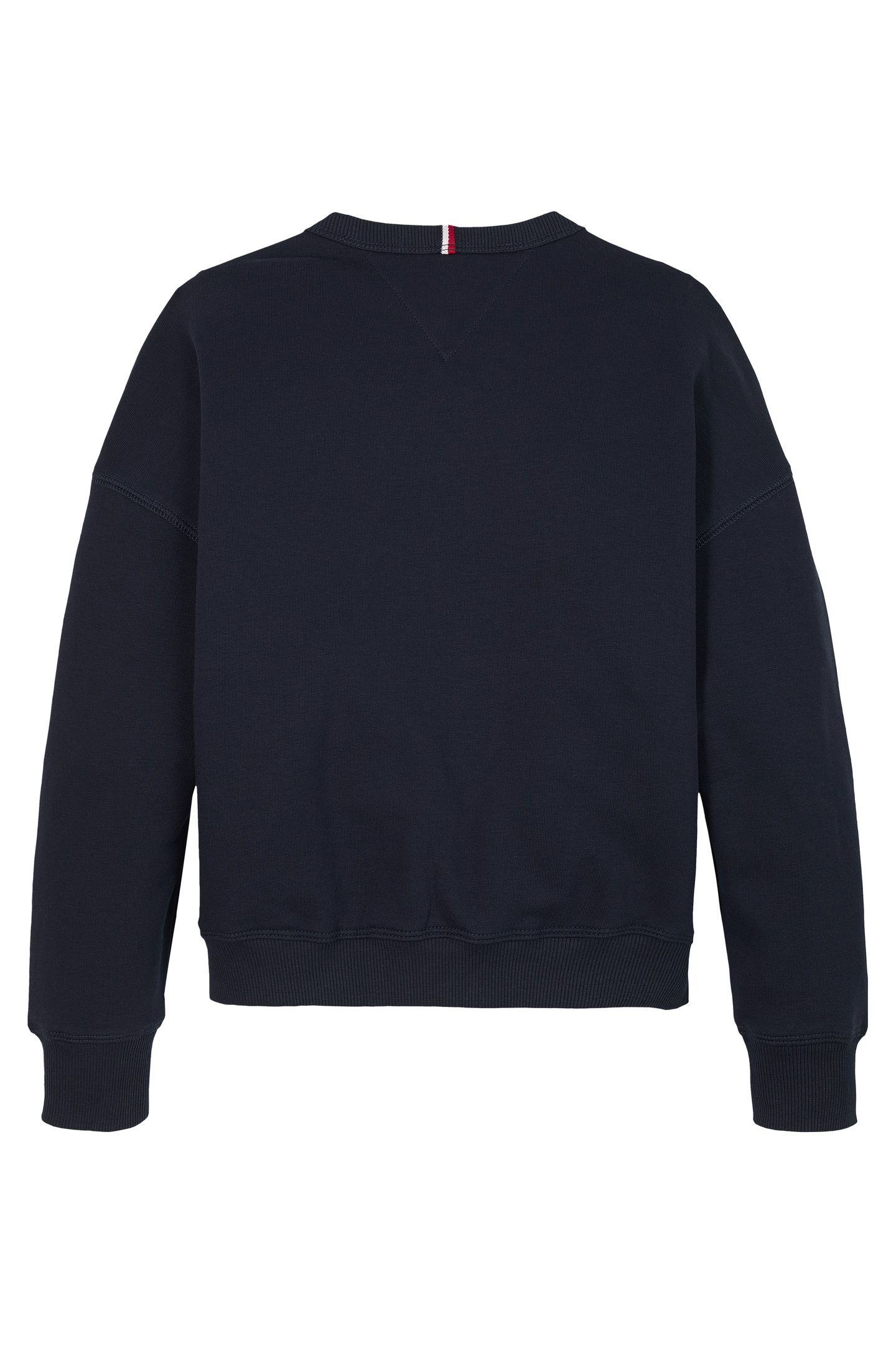 GIRLS TOMMY SCRIPT CREWNECK DARK NIGHT NAVY 4