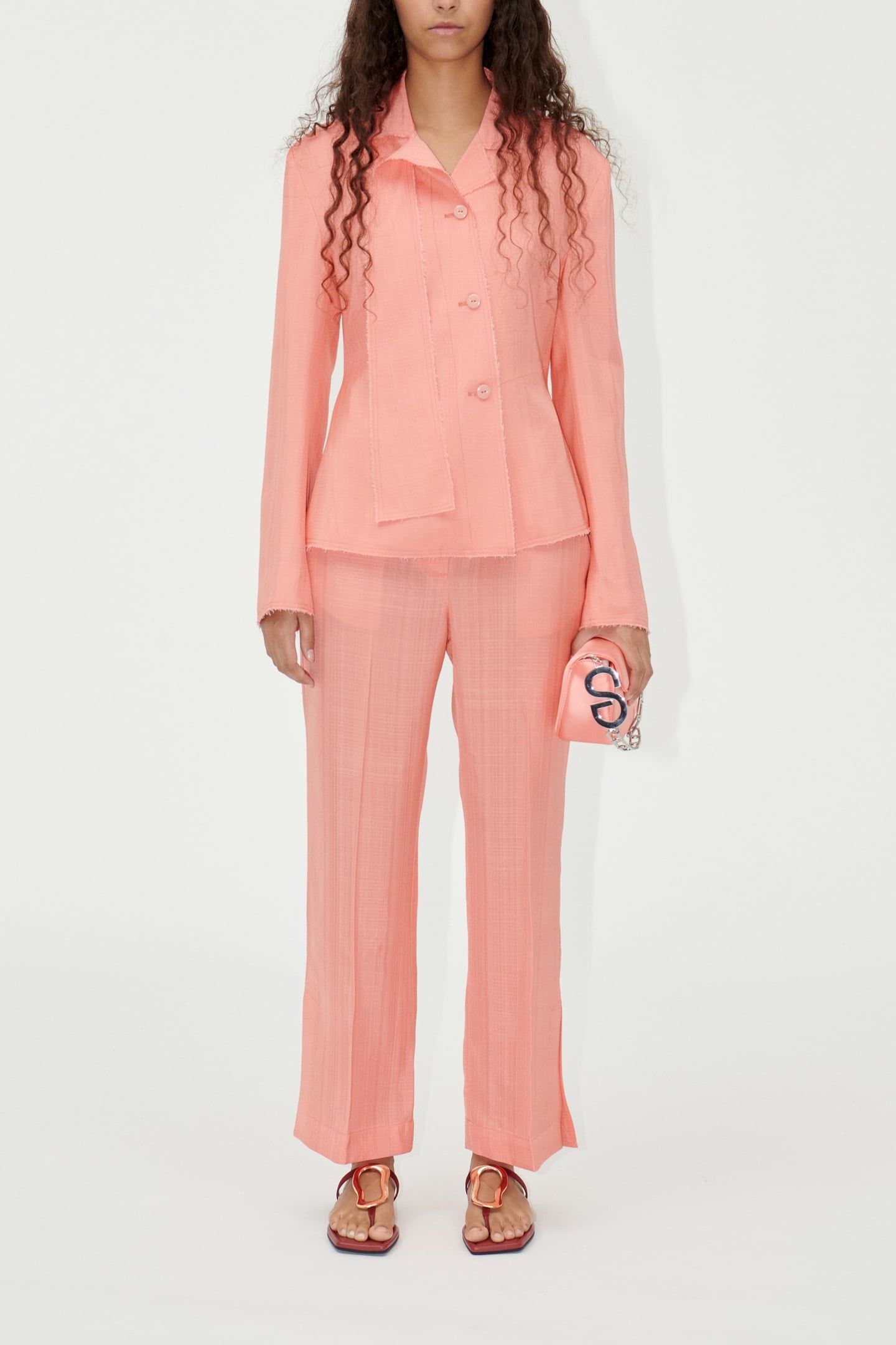 MANU PANTS LONG CORAL 1