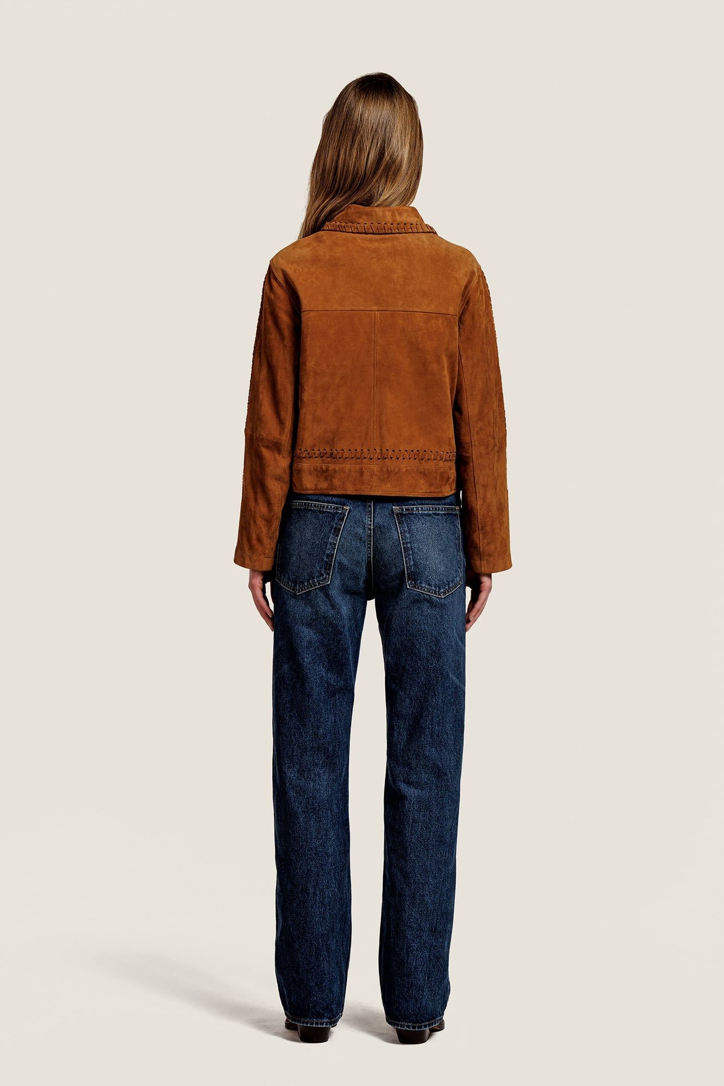 NOÈLLE SUEDE JACKET COGNAC 2