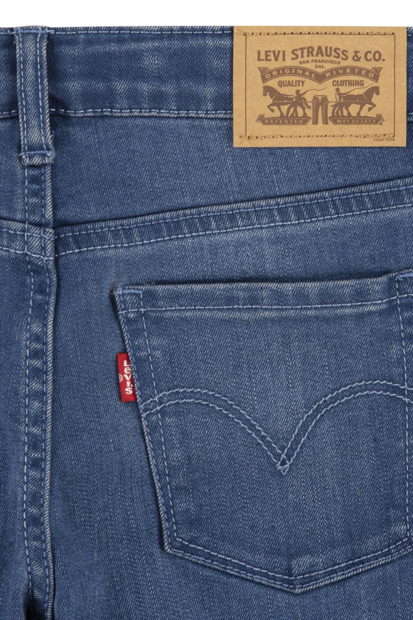 GIRLS 711 SKINNY FIT JEANS BLUE WINDS 5