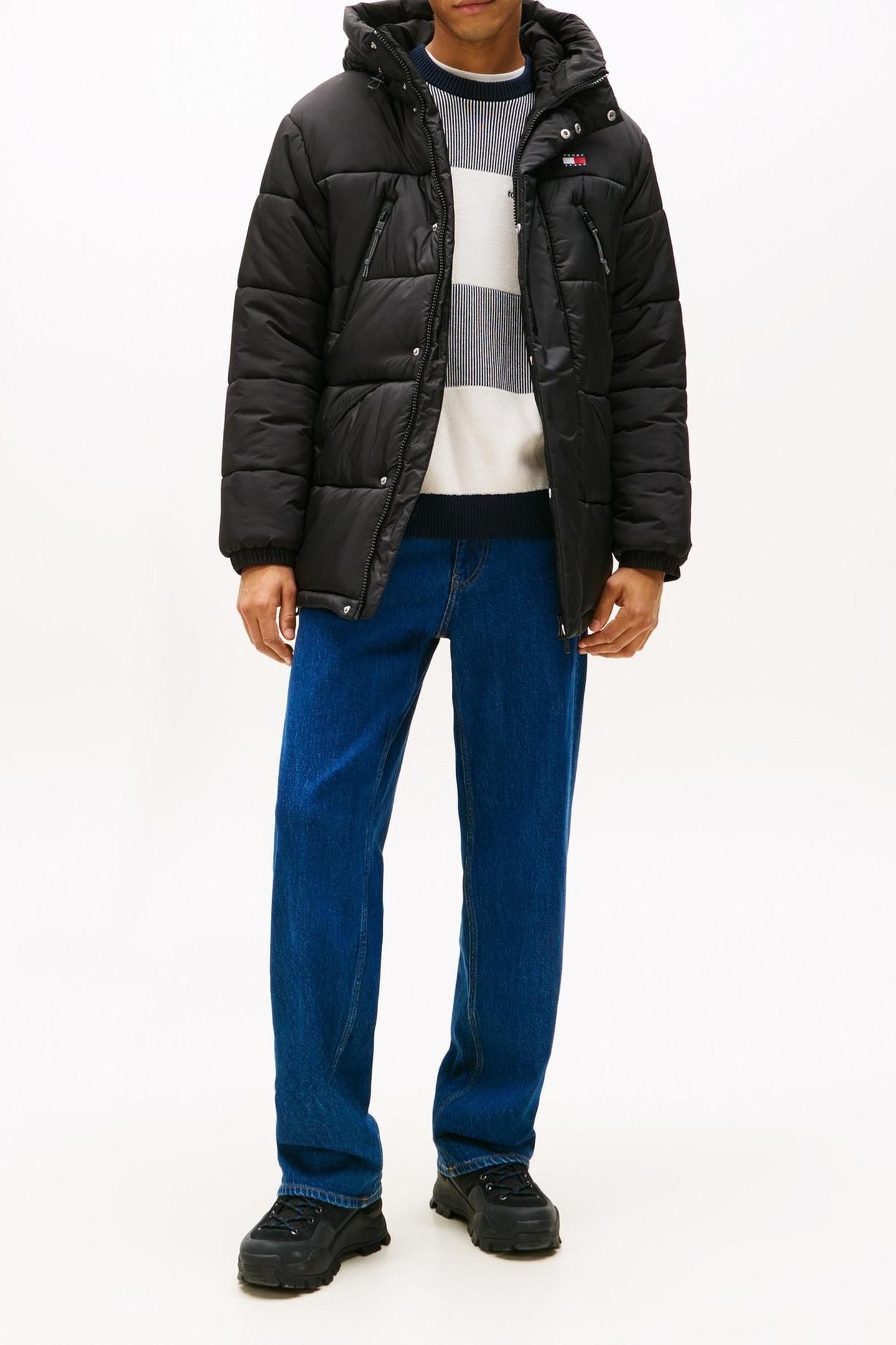 TJM FABRIC MIX PADDED BLACK 1