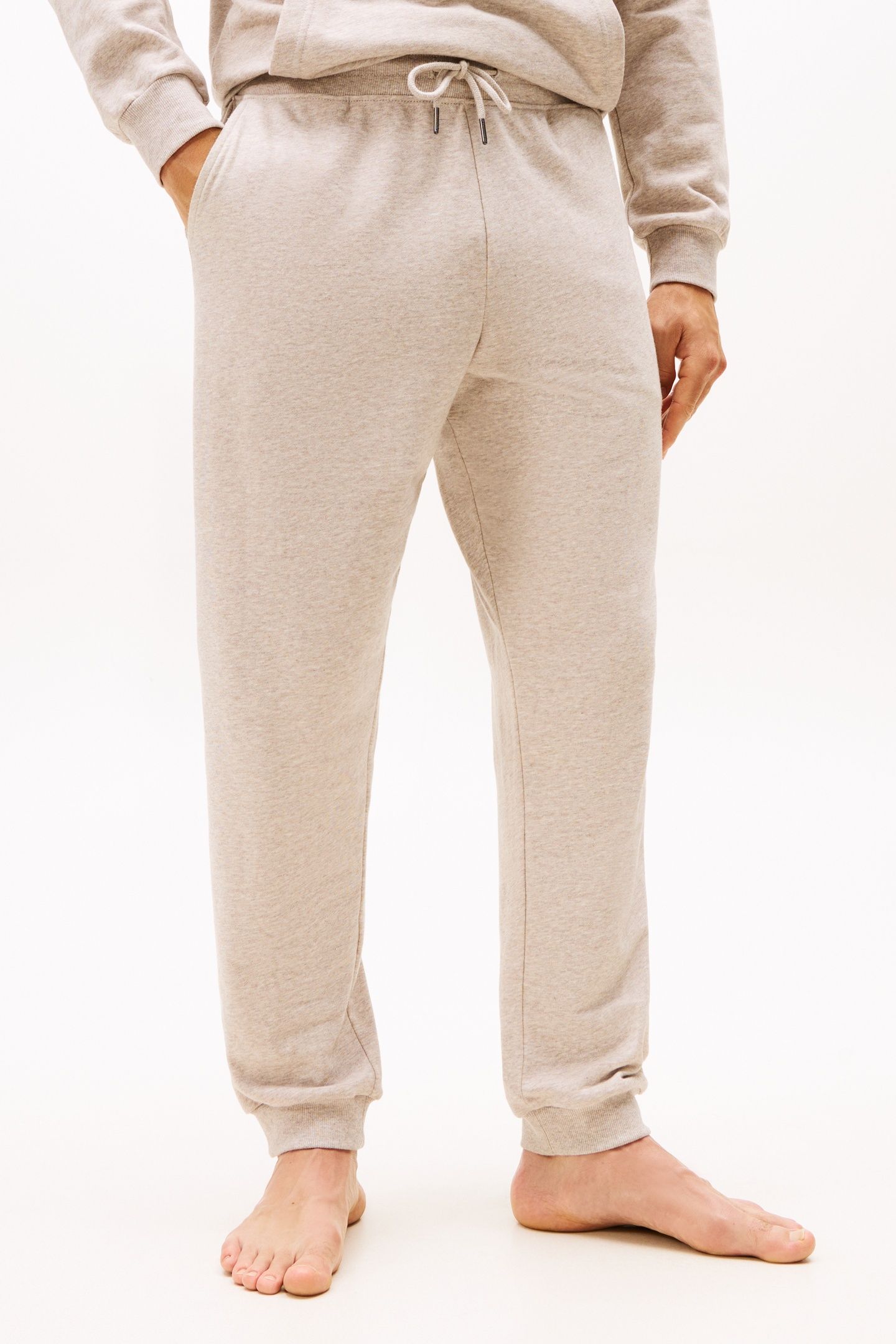 TRACK PANT HEATHERED PEBBLE 1