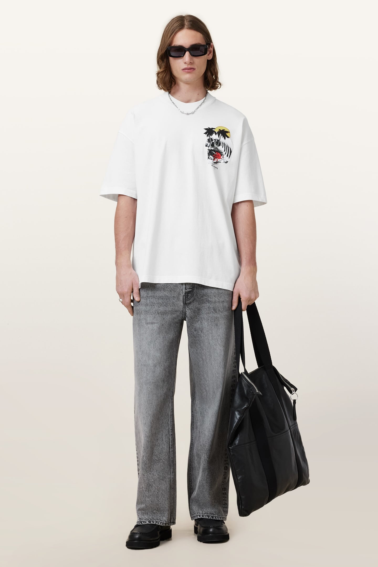 BREAKER SS CREW CHALK WHITE 5