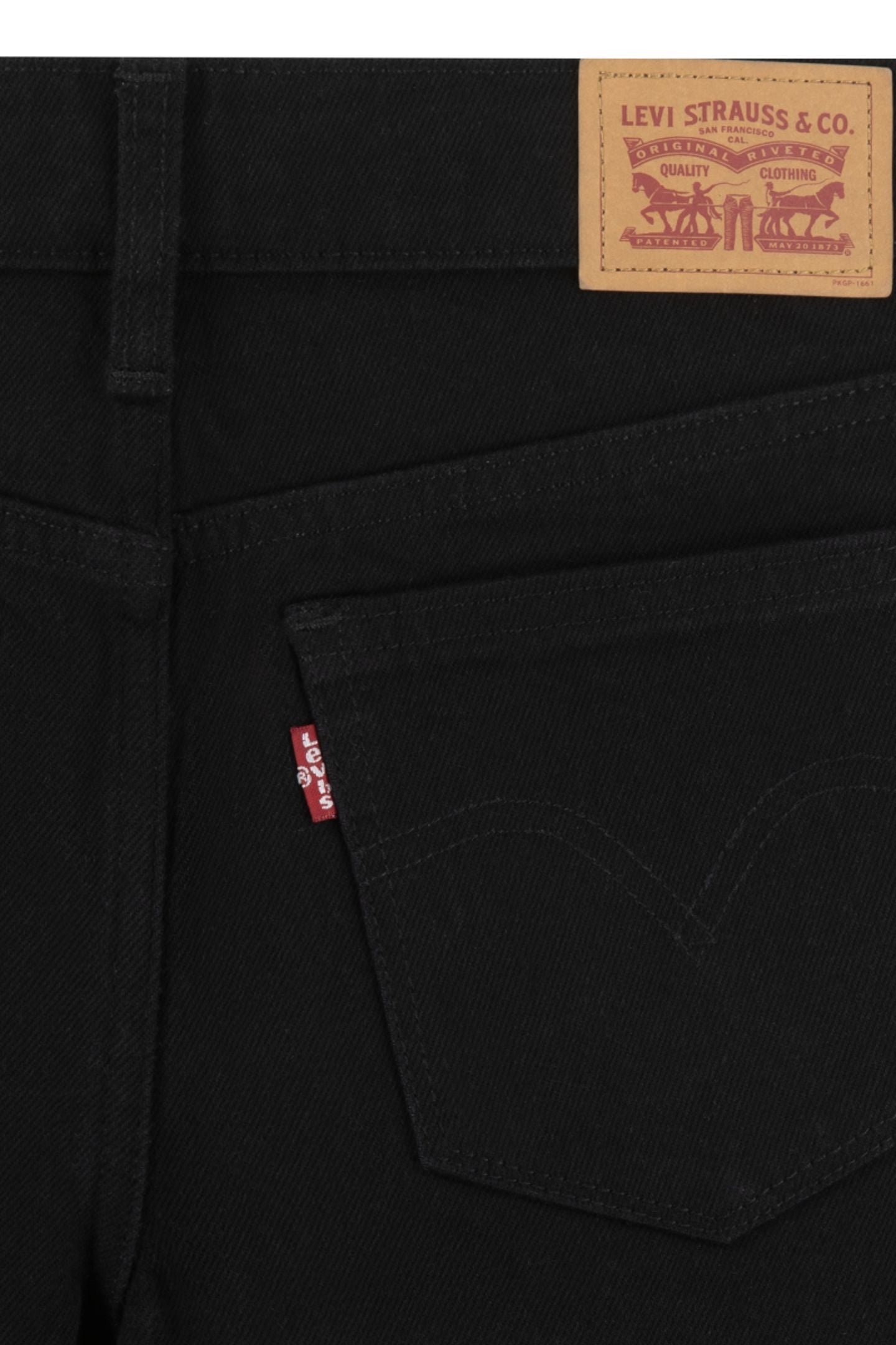 GIRLS 501 ORIGINAL JEANS BLACK 3
