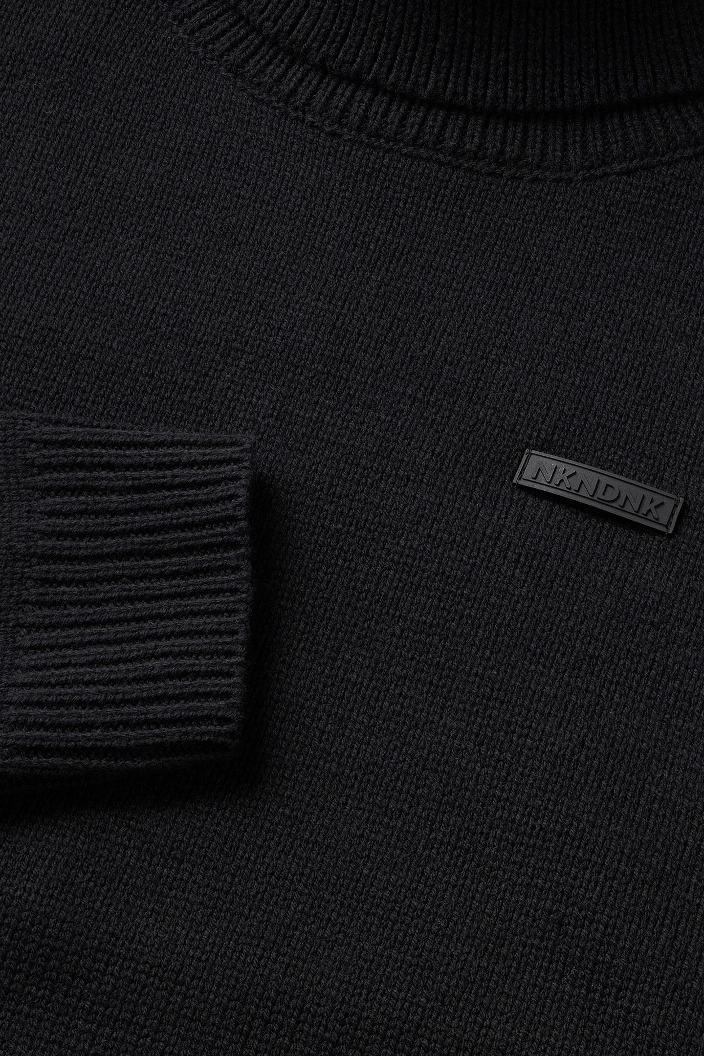 GINOO COL SWEATER BLACK 3