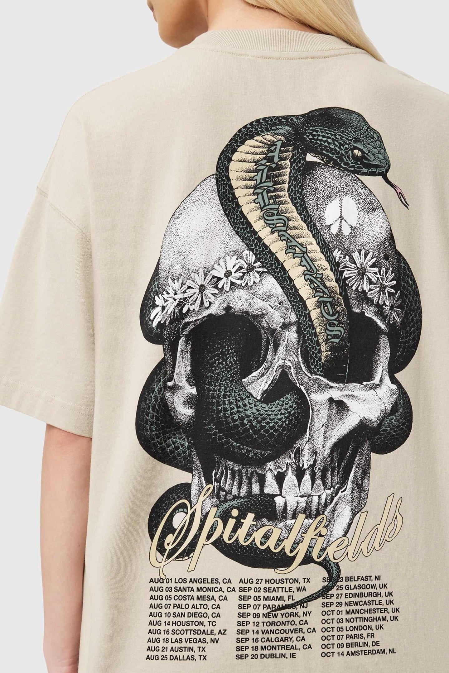 SNAKEHEAD ETTA TEE ALMOND WHITE 8
