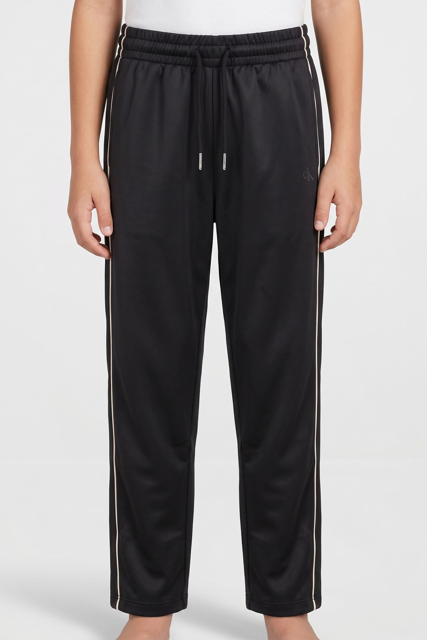 BOYS PIPING SWEATPANT BLACK 1