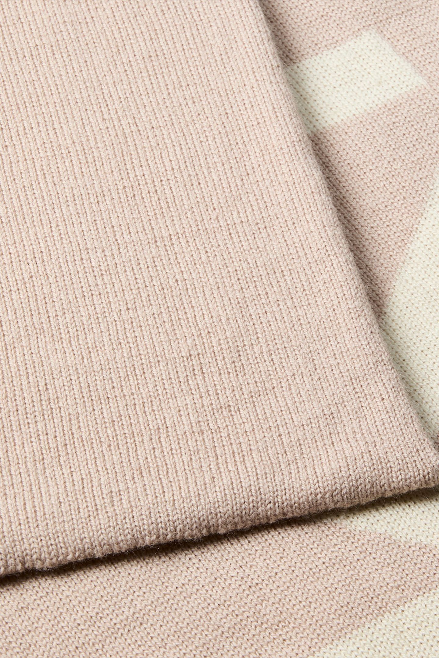 BOLD LOGO 2-TONE WOOL SCARF CHALK/CHATEAU 3