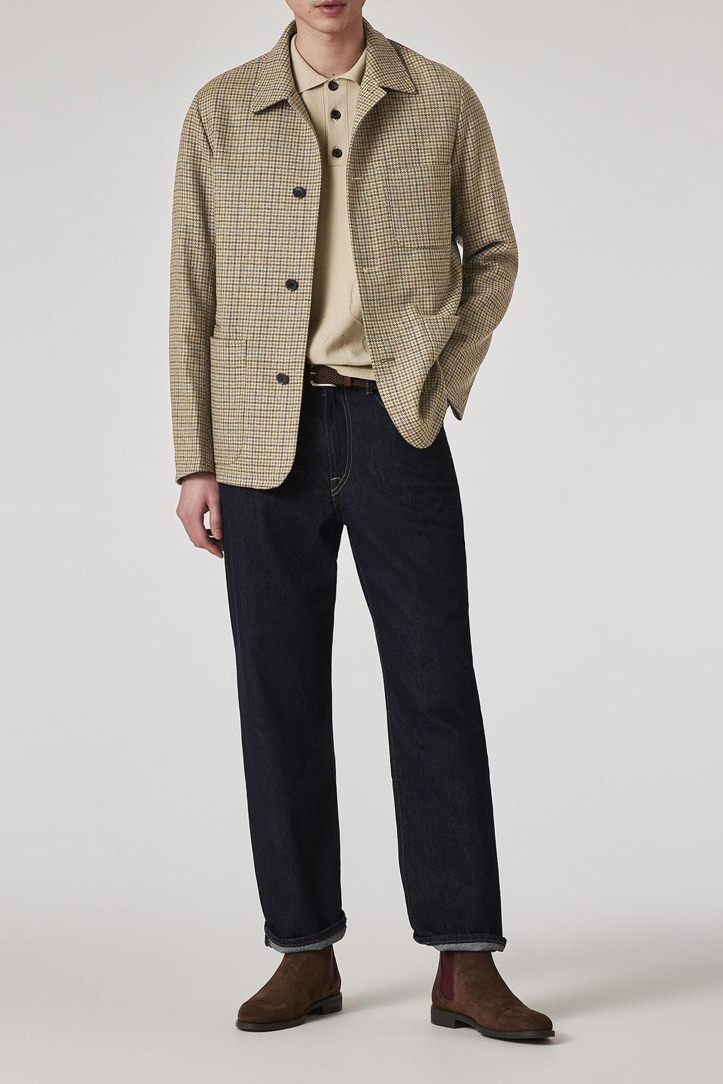 MENS 4BTN CASUAL JKT MEDIUM BEIGE 1