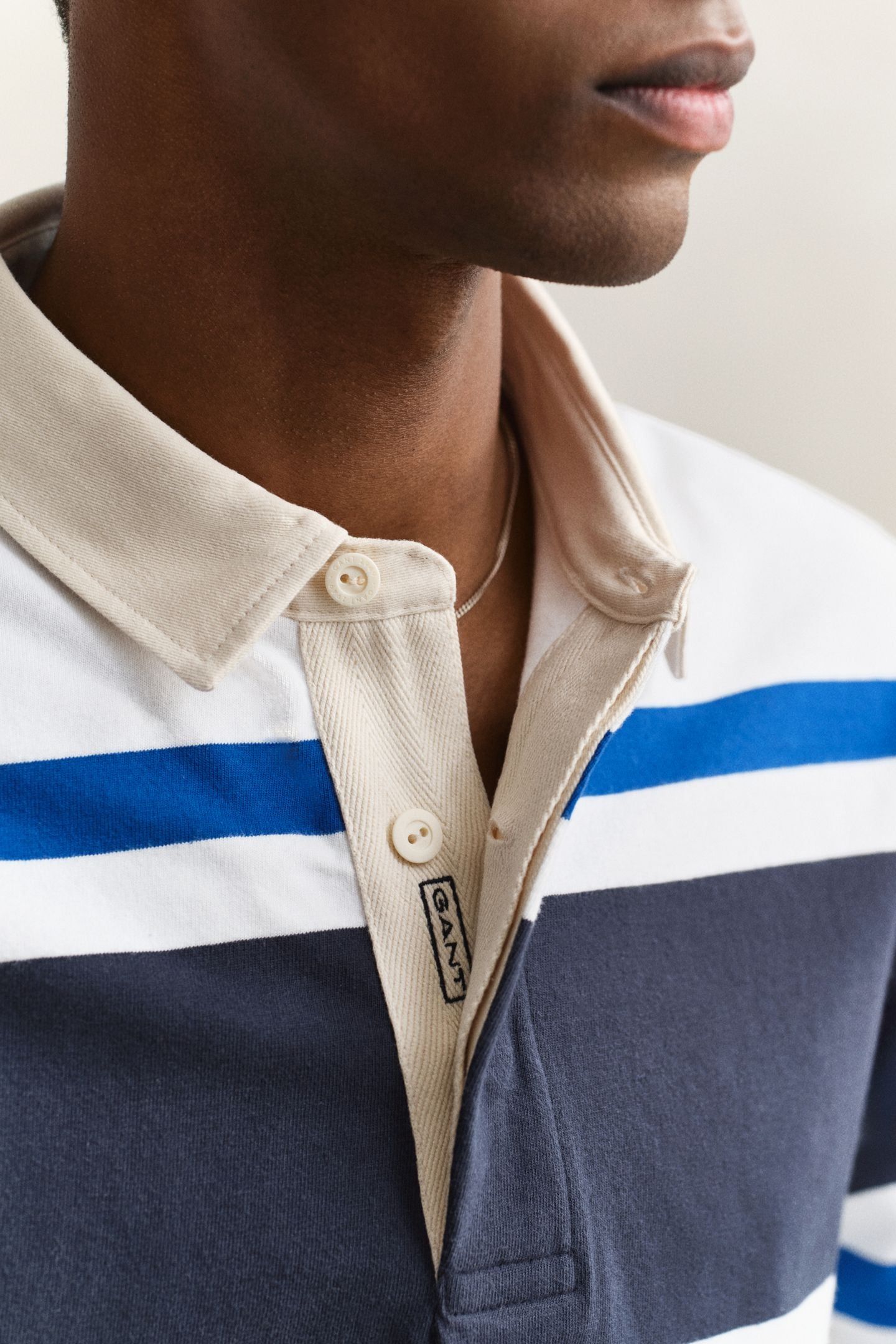 BLOCKED STRIPE RUGGER EVENING BLUE 5