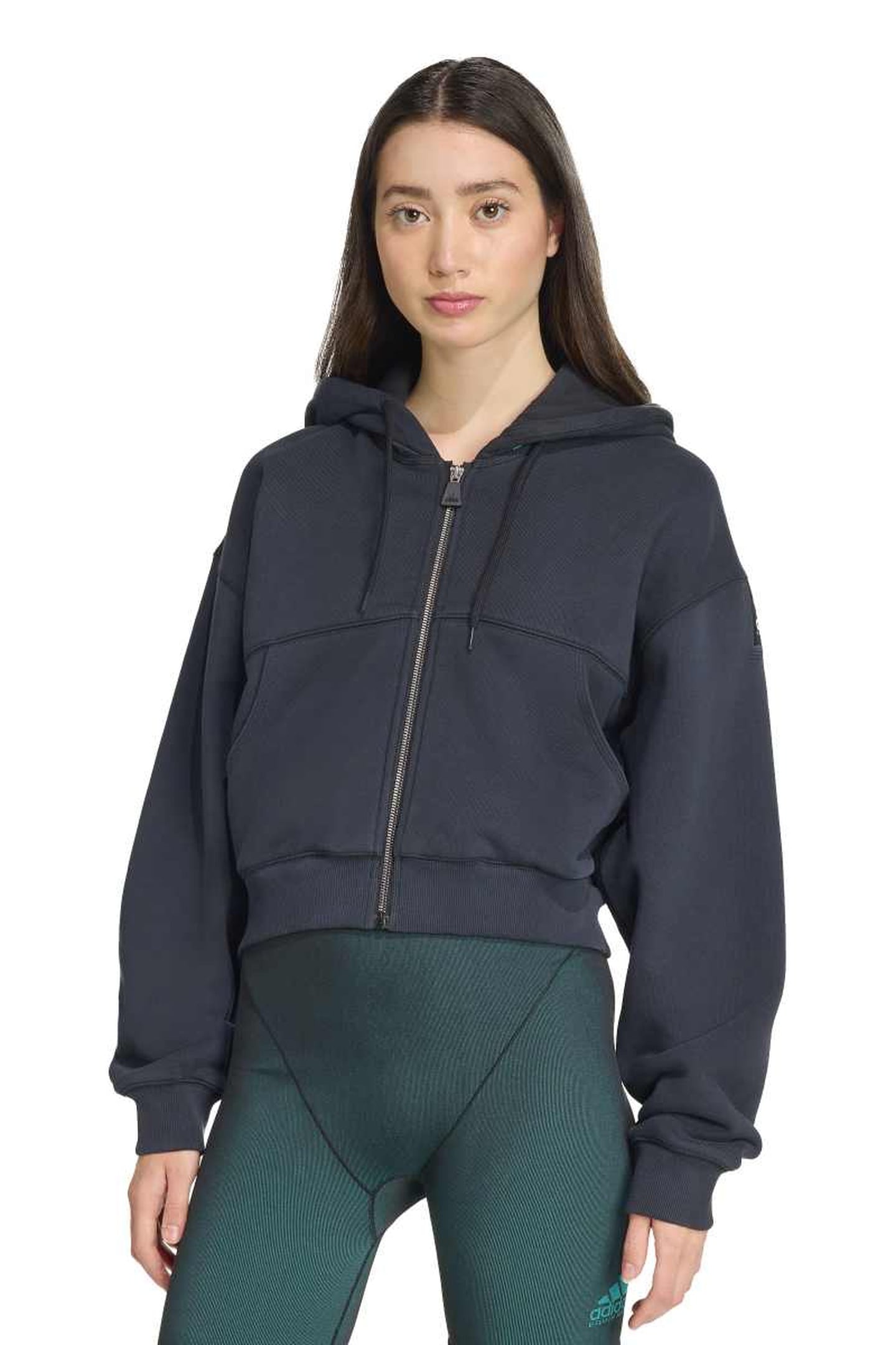 CROPPED HOODIE BLACK 1