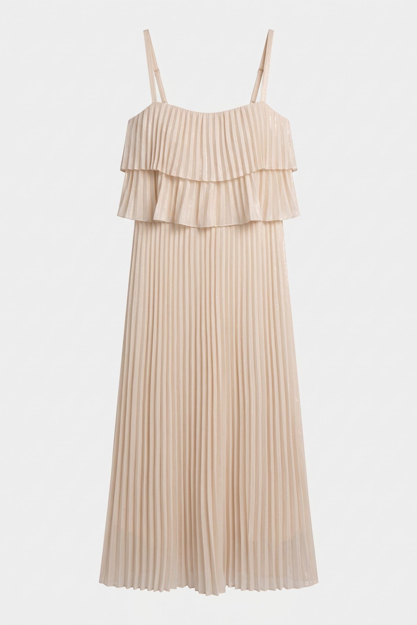 LA CHLOE TREASURE PARTY DRESS BEIGE 3
