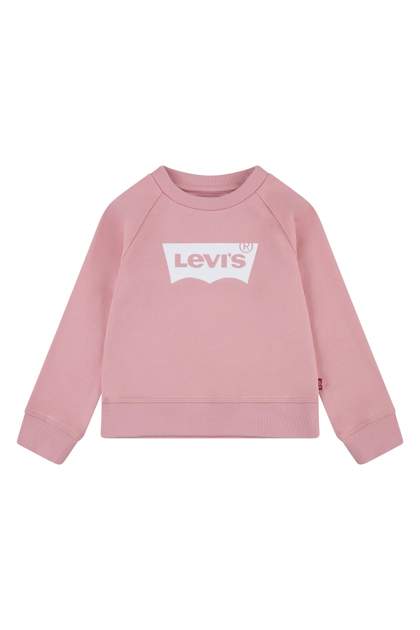 GIRLS KEY ITEM LOGO CREW PINK ICING 1