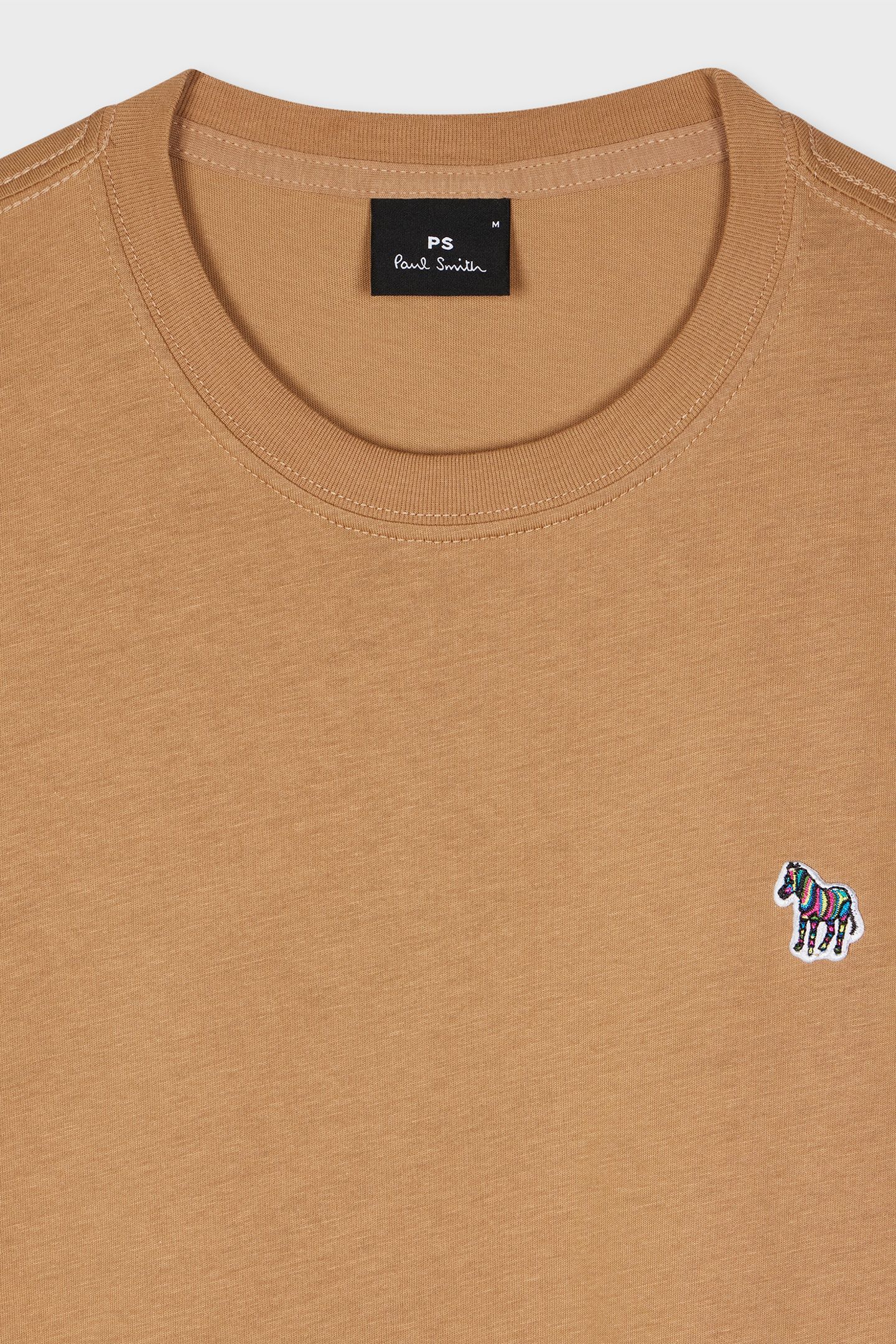 MENS REG FIT SS TSHIRT ZEBRA CAMEL 5
