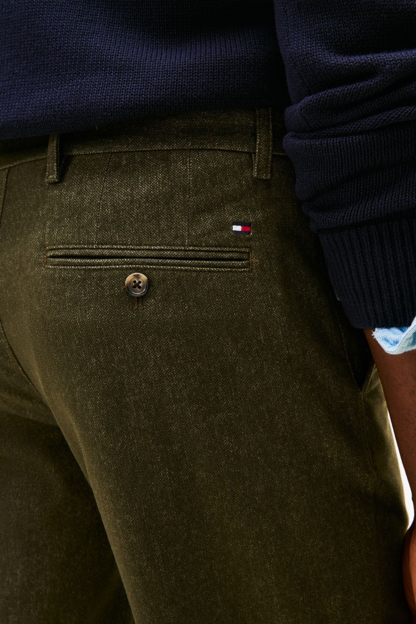 DENTON BRUSHED MARL ARMY GREEN 5