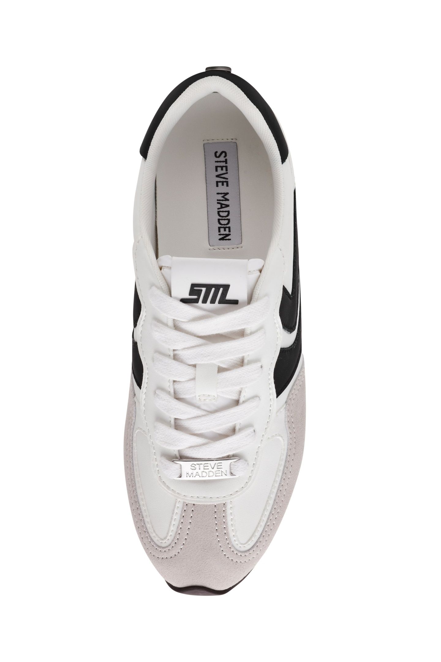 ABBI-SM SNEAKERS WHT/BLKGRY 7