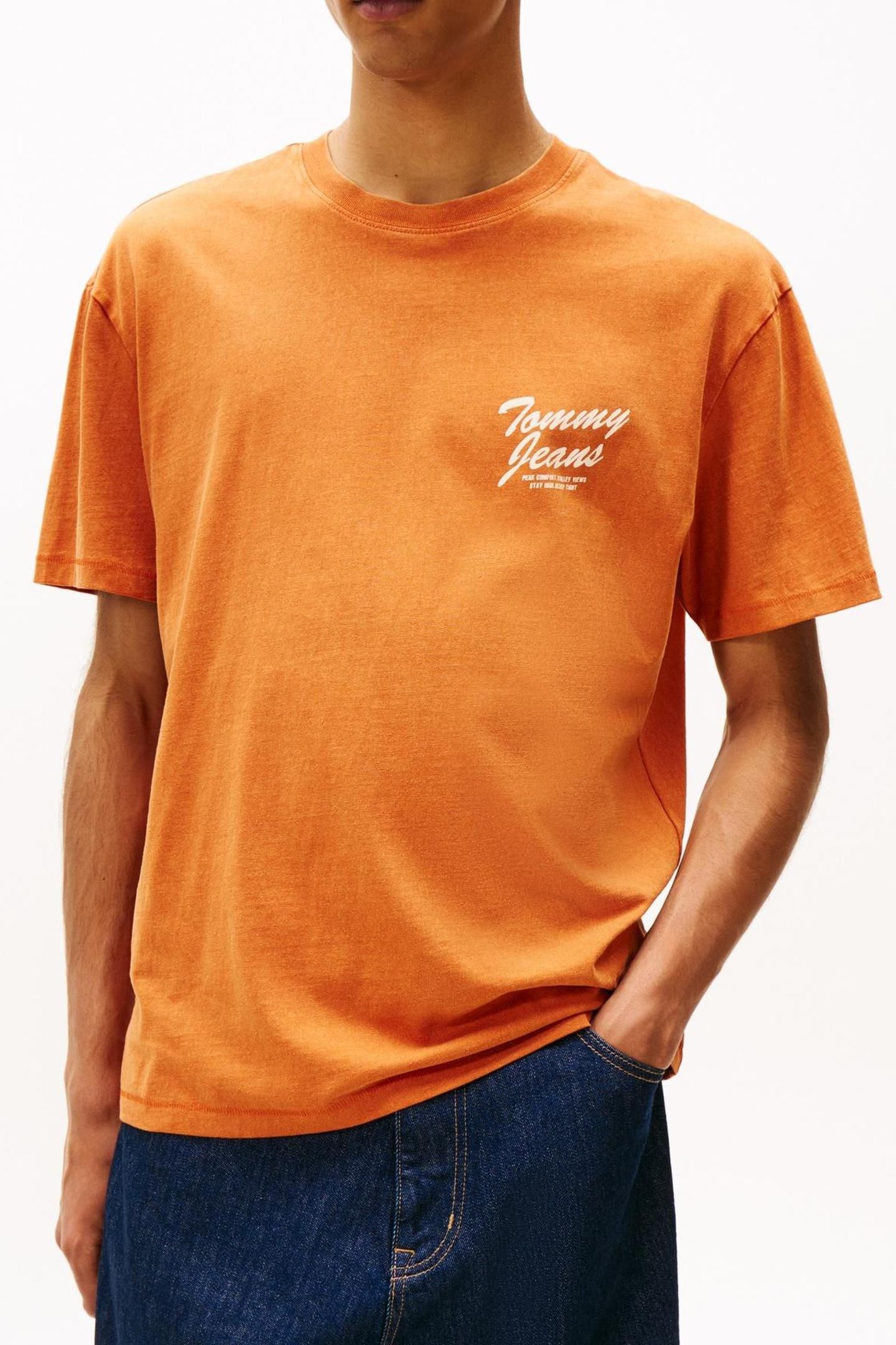 TJM RELAXED NOVELTY TEE VOYAGER ORANGE 1