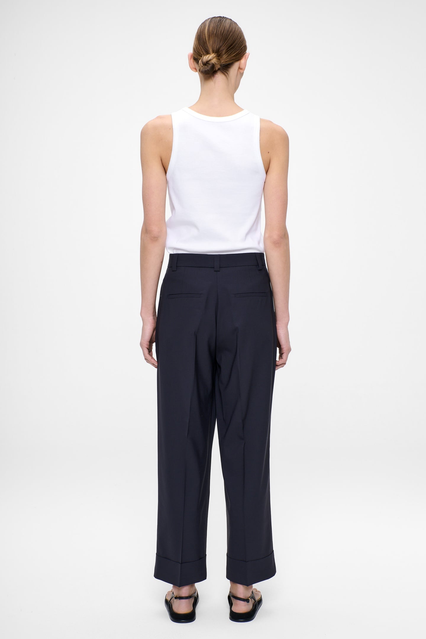 COOL WOOL DELOS PANTS MIDNIGHT BLUE 3