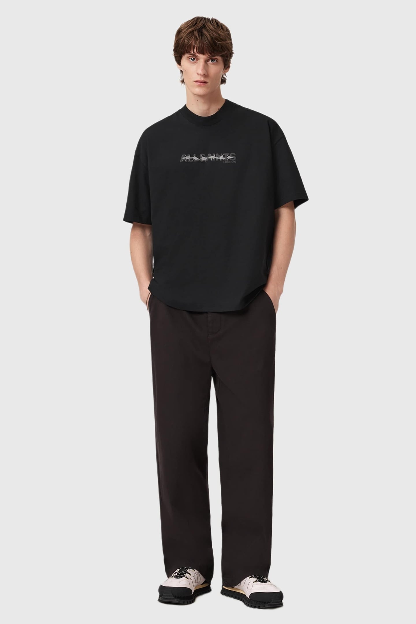 DETERENT SS CREW WASHED BLACK 1