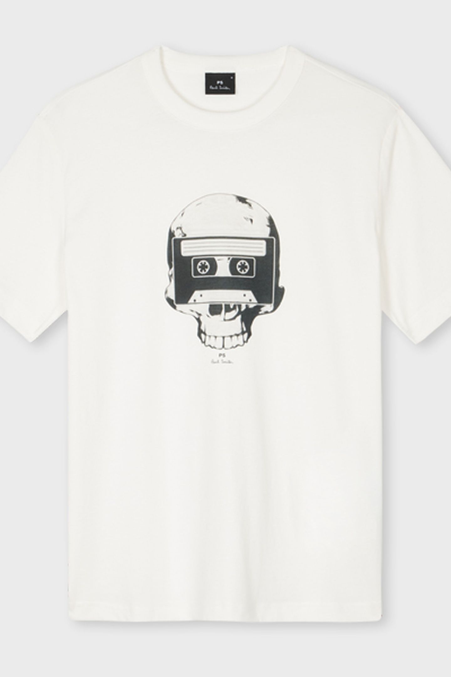 MENS SS TSHIRT TAPE SKULL OFF WHITE 5