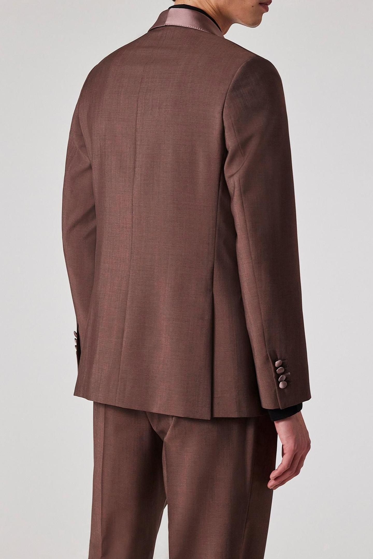 MENS TAILORED FIT 1 BTN JACKET DARK VIOLET 3