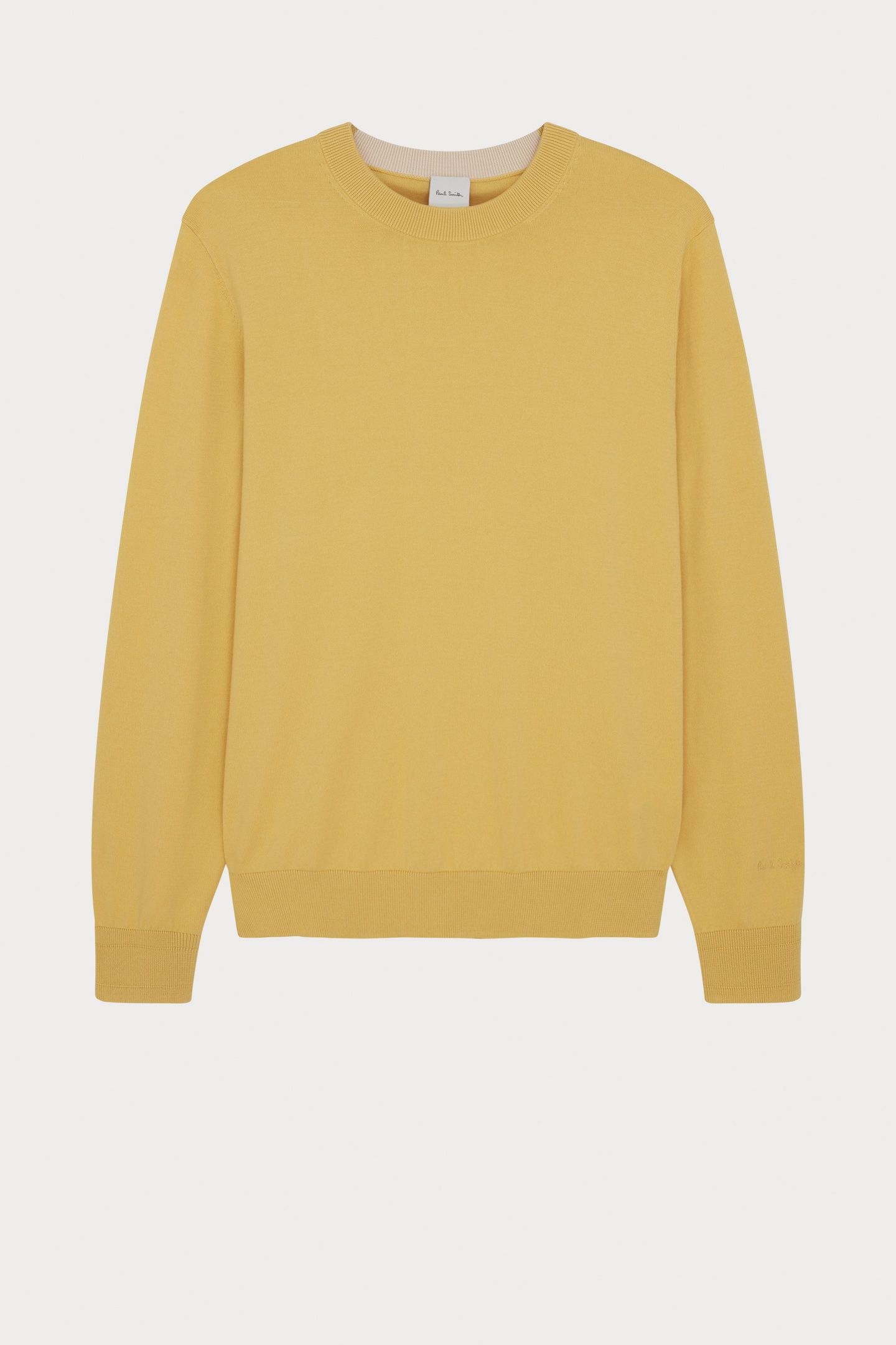 MENS SWEATER CREW NECK YELLOW 5