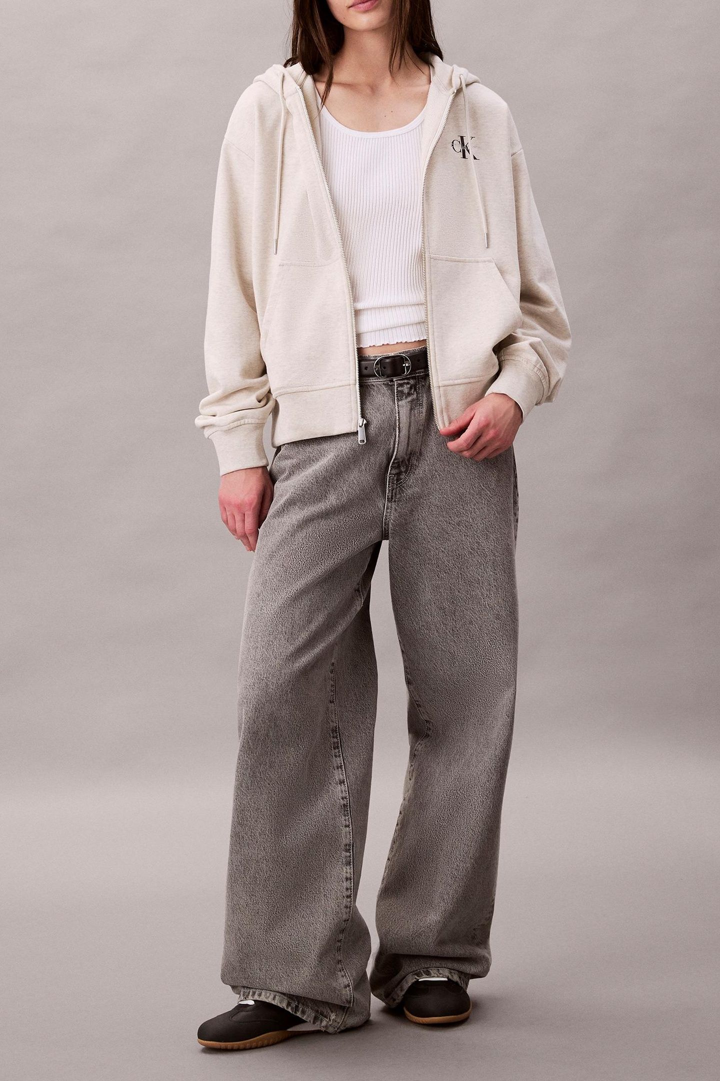 MONOLOGO FRENCH TERRY BA01 GREY HEATHER 3