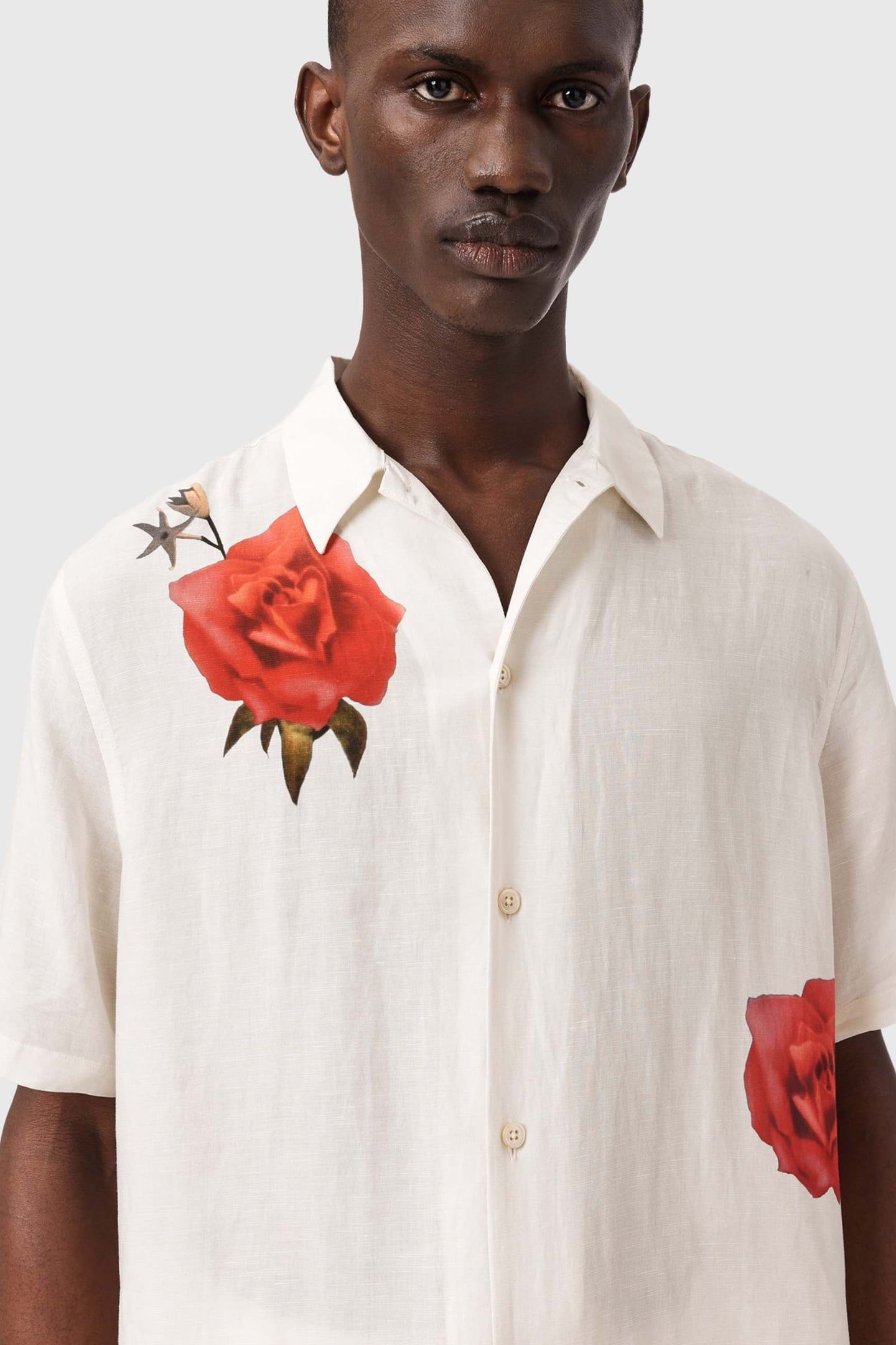 FLEUR FAZED SS SHIRT ECRU 7