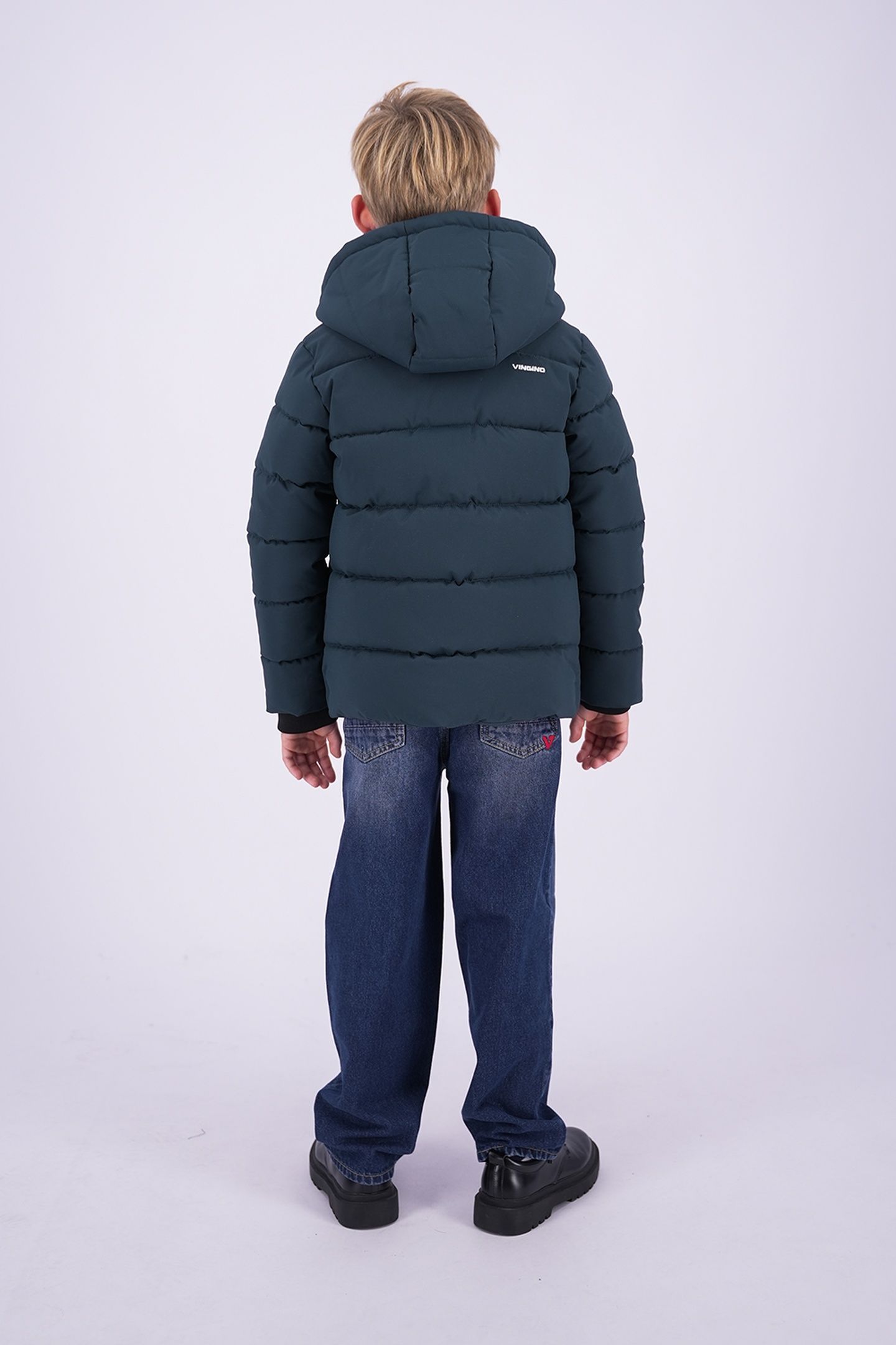 BOYS TALOM JACKET OUTDOOR DARK GREEN 2