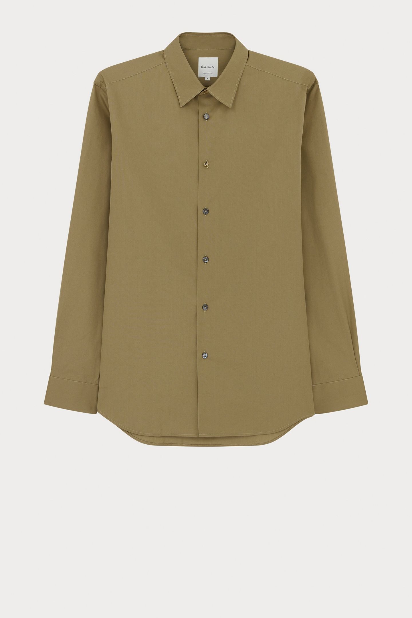 MENS S/C REGULAR FIT SHIRT LT GREYISH GREEN 5