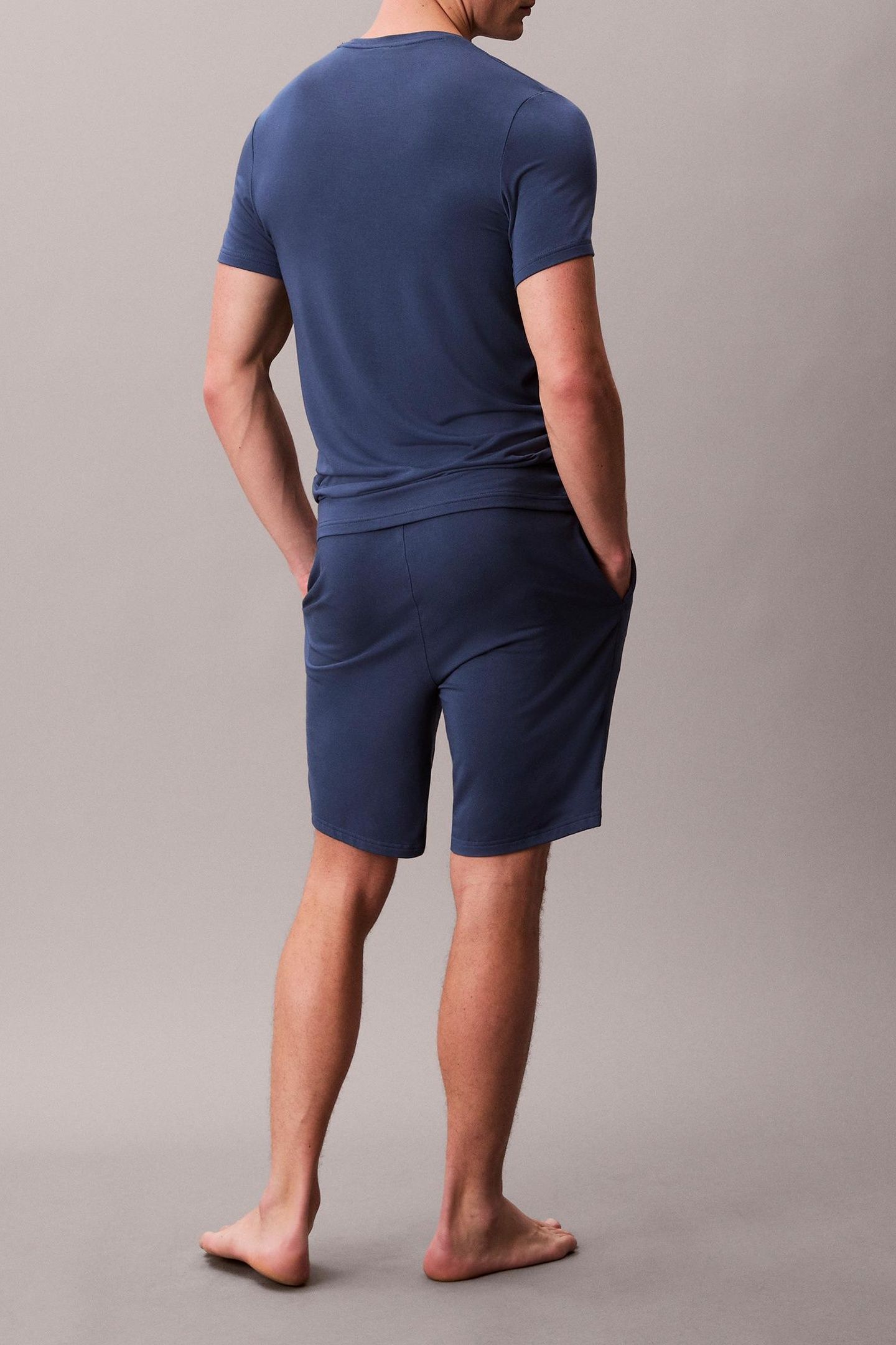 MODAL SLEEP SHORT DARK DENIM 2