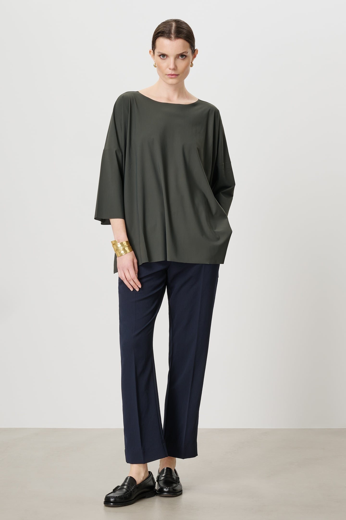 ALLEN TOP KHAKI GREEN 1