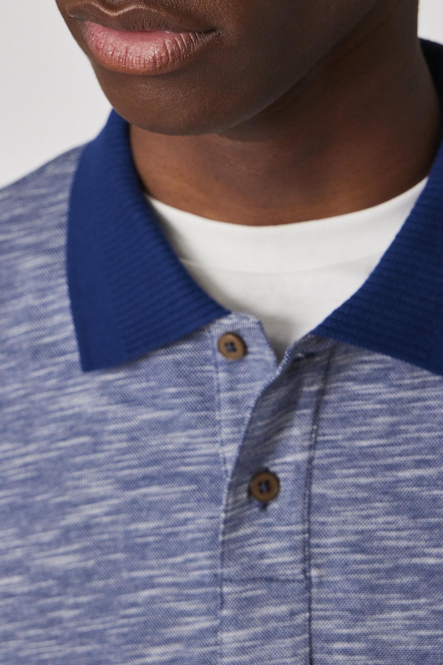 MENS REG FIT SS POLO SHIRT VERY DARK NAVY 7